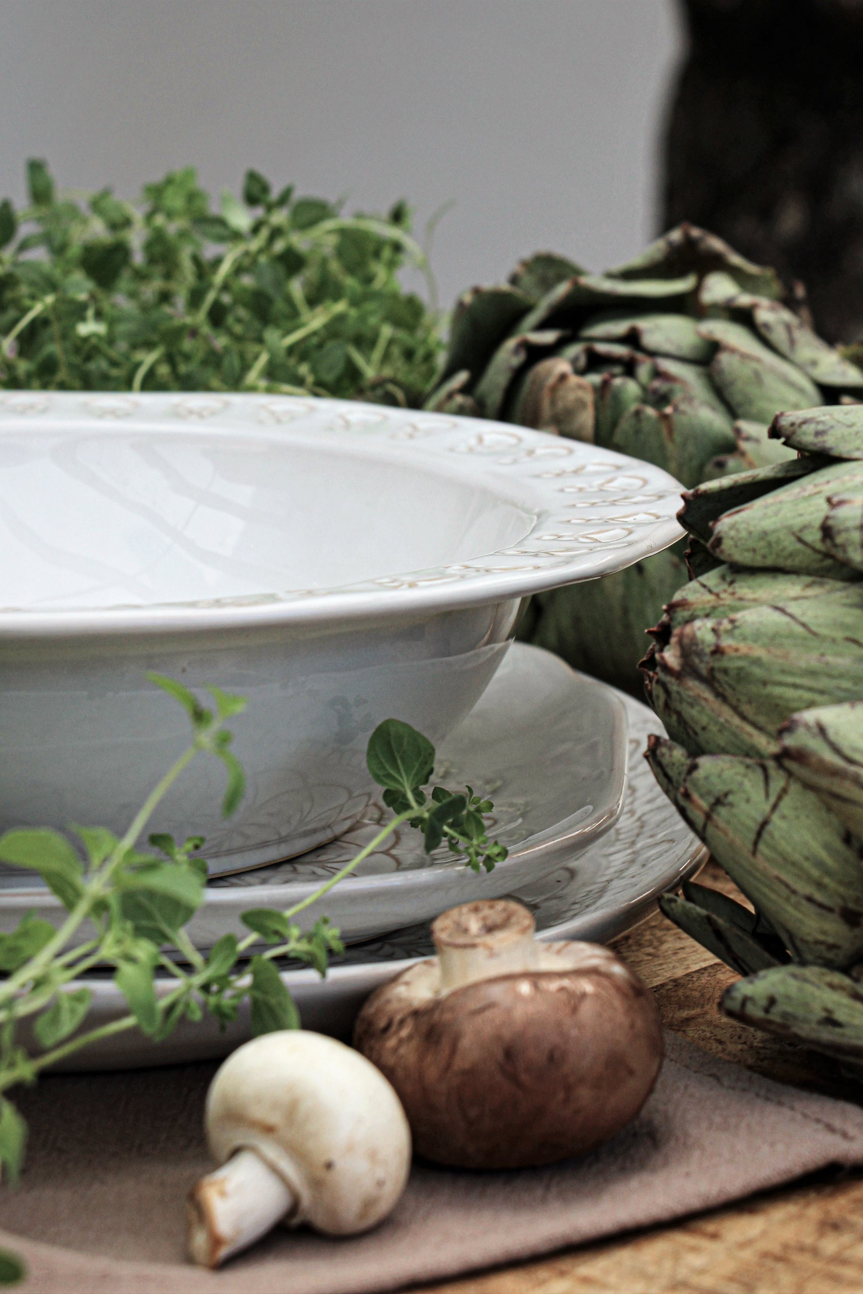 Hapiness Schale Gross, Weiss