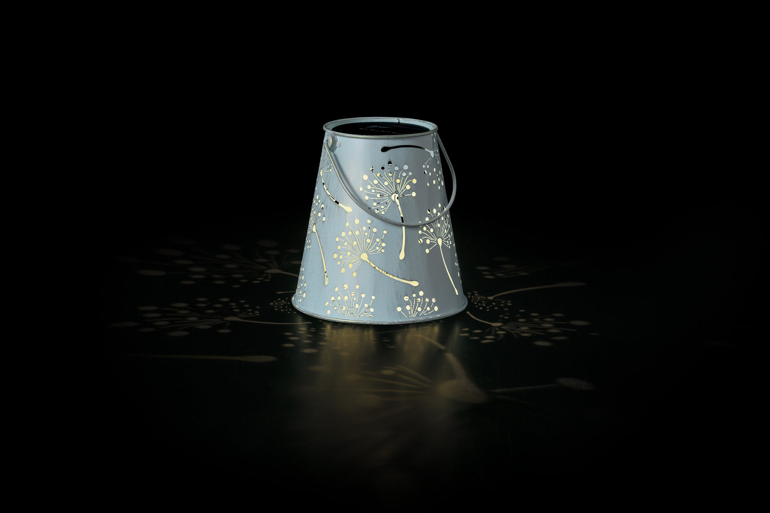 Solar Antic Laterne Pusteblume Konisch