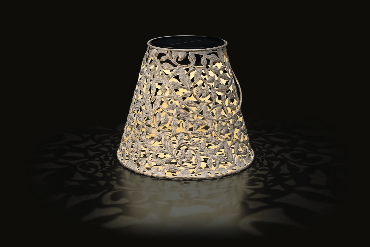 Solar Antic Laterne Rosen Konisch