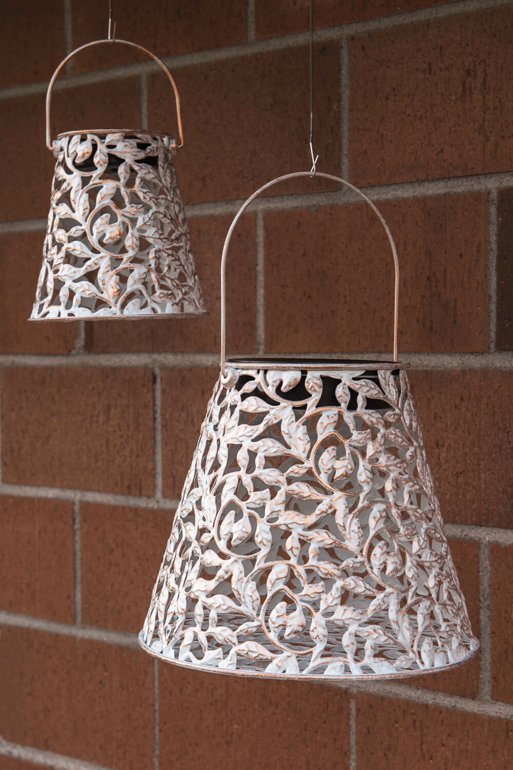 Solar Antic Laterne Rosen Konisch