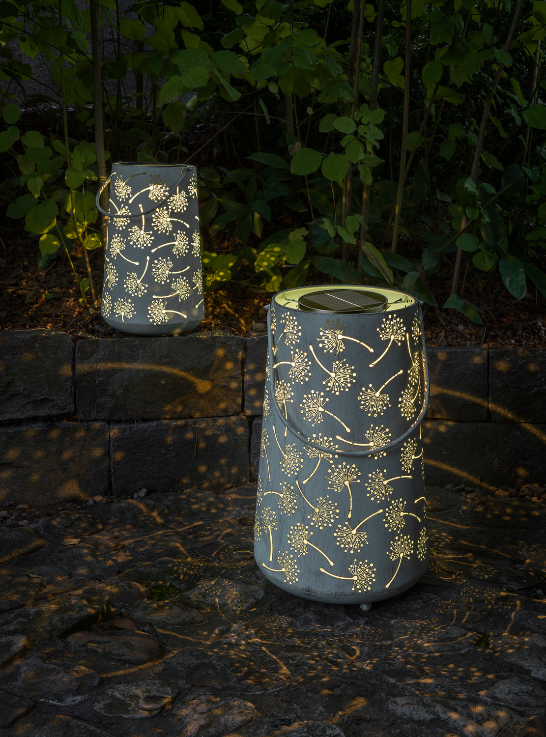 Solar Antic Laterne Pusteblume