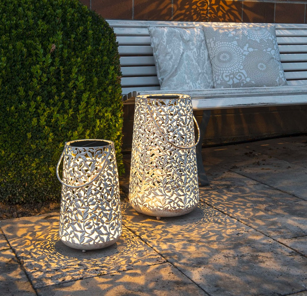 Solar Antic Laternen Rosen