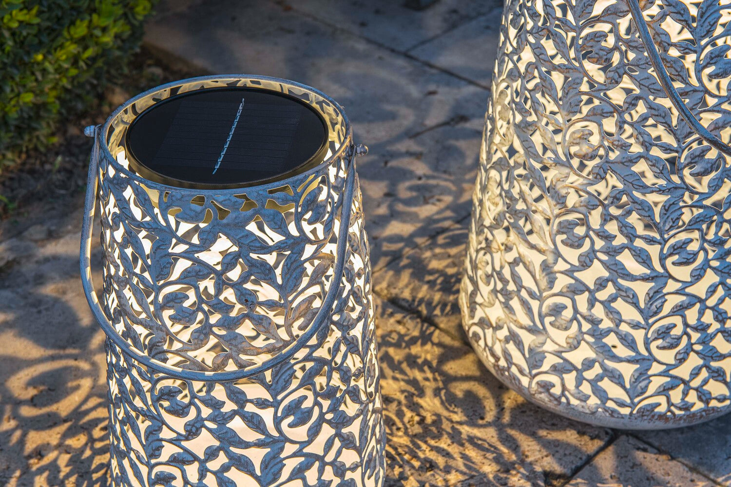 Solar Antic Laternen Rosen