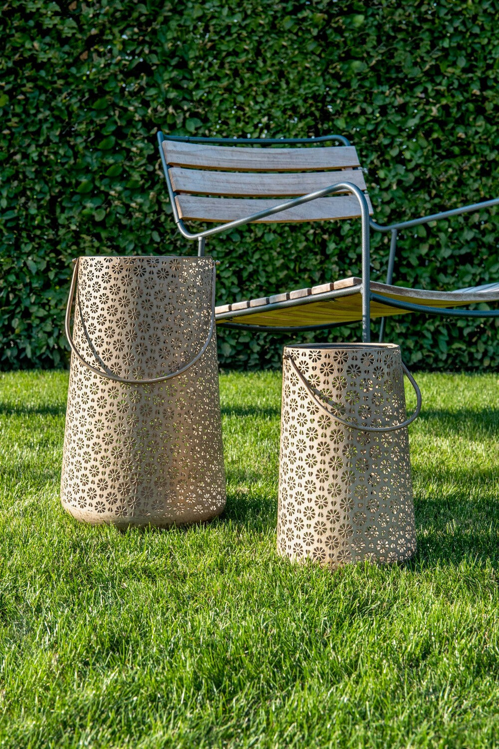 Solar Antic Latern Blümchen