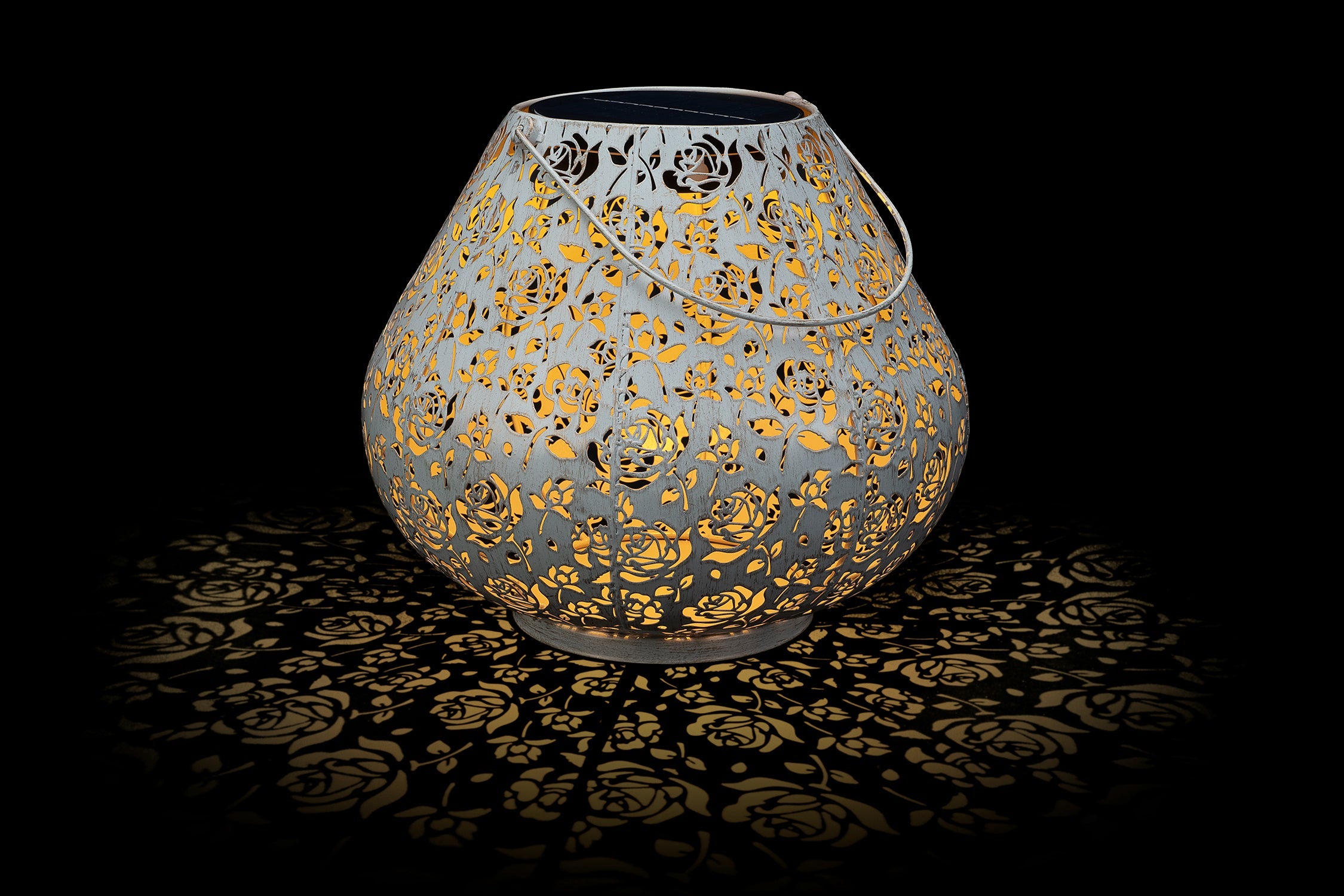 Solar Antic Latern Baccara Oval