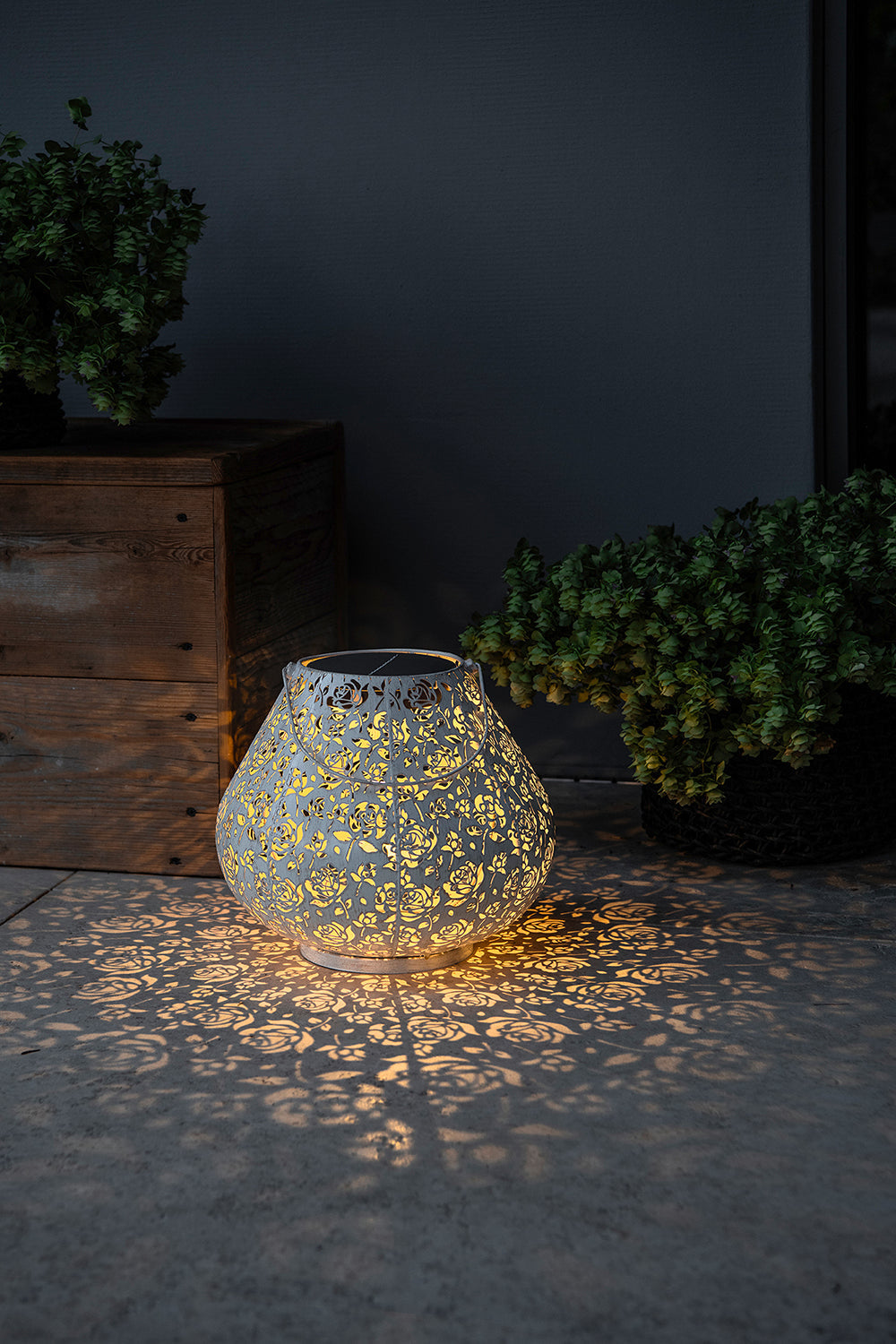 Solar Antic Latern Baccara Oval