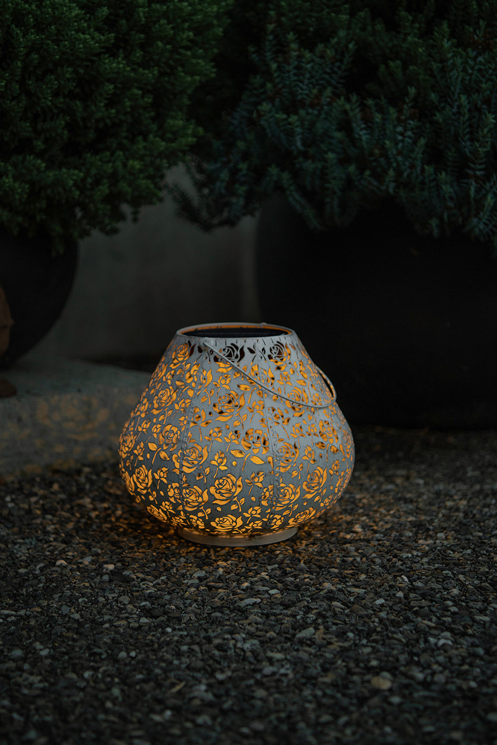 Solar Antic Latern Baccara Oval