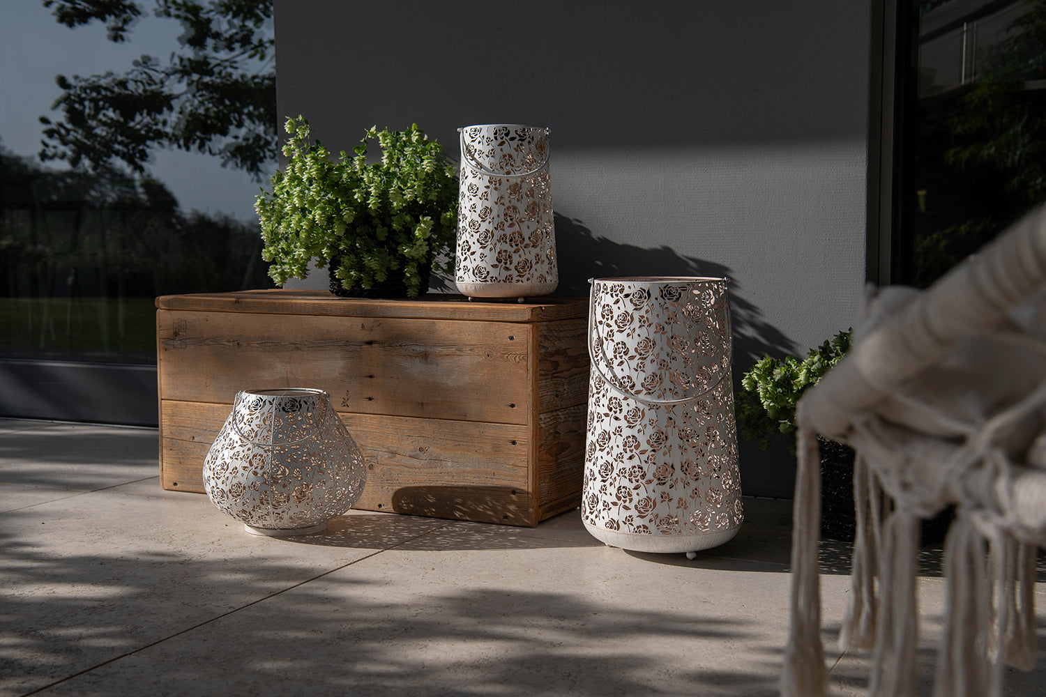 Solar Antic Latern Baccara Oval