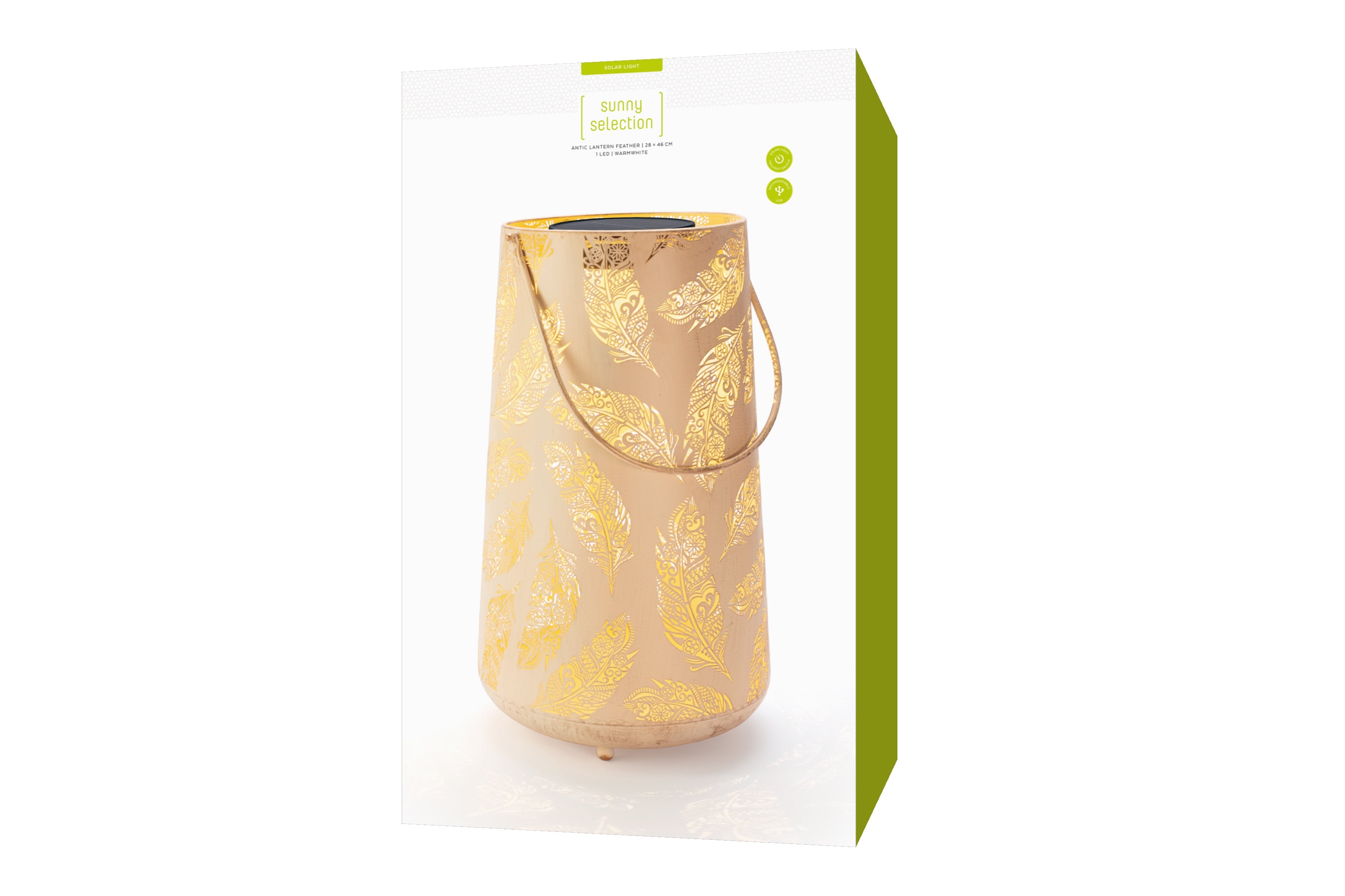 Solar Antic Latern Feder