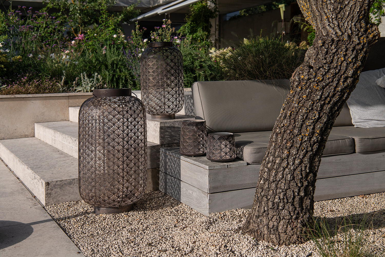 Solar Antic Latern Mini Santana