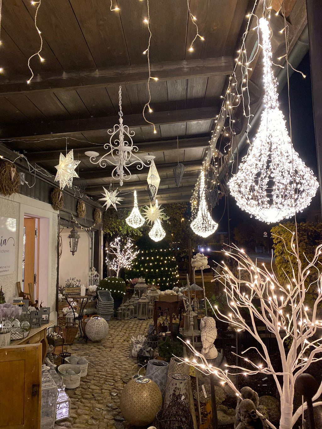 Kopie von LED Outdoor-Kristallkronleuchter, M