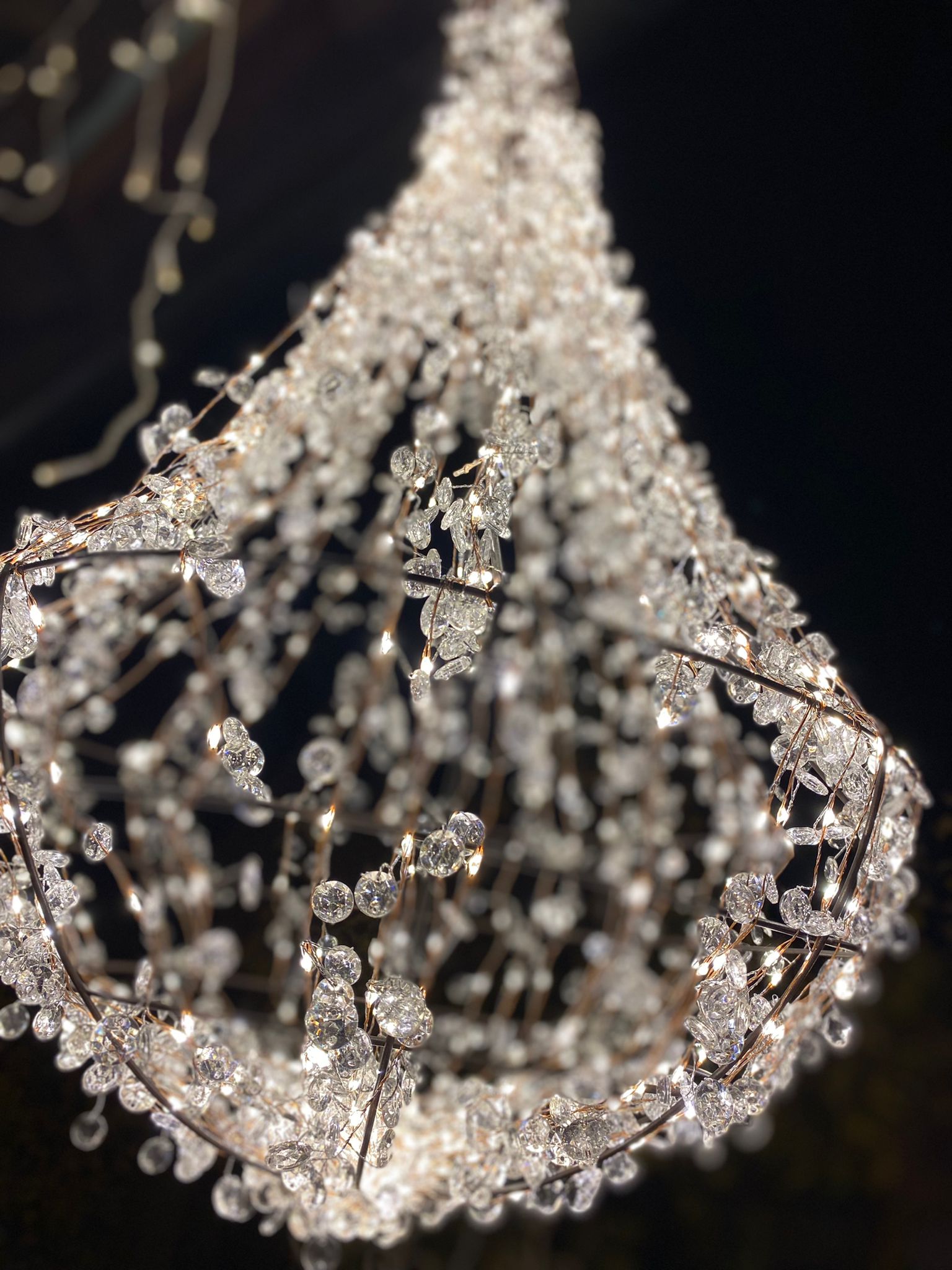 Kopie von Kopie von Kopie von LED Outdoor-Kristallkronleuchter, XS