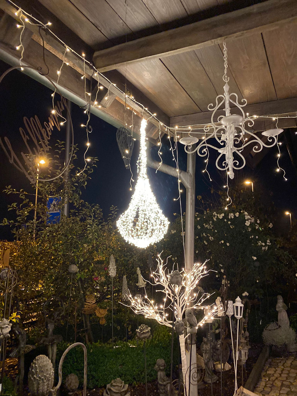 Kopie von LED Outdoor-Kristallkronleuchter, M