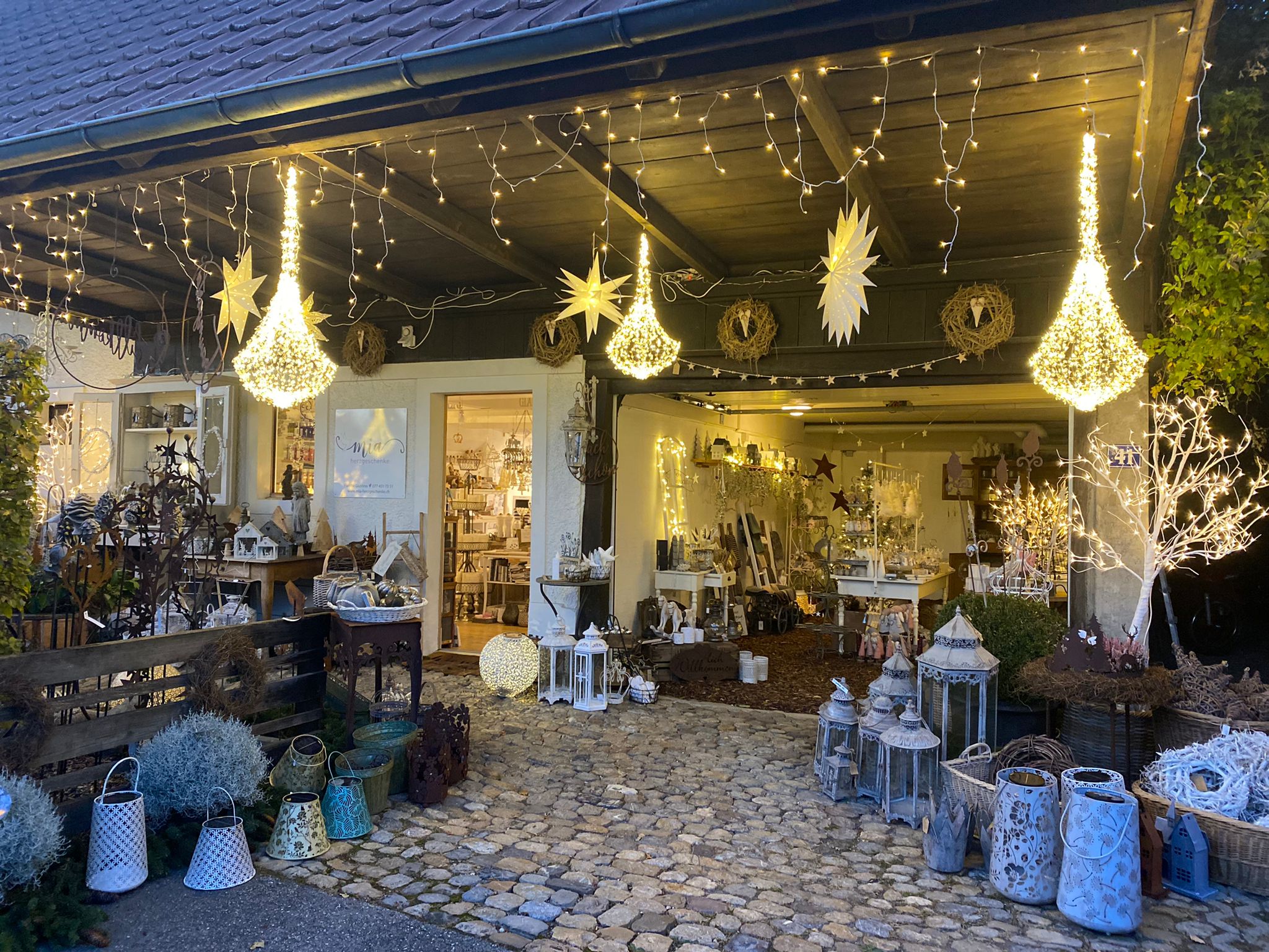 LED Outdoor-Kristallkronleuchter, L