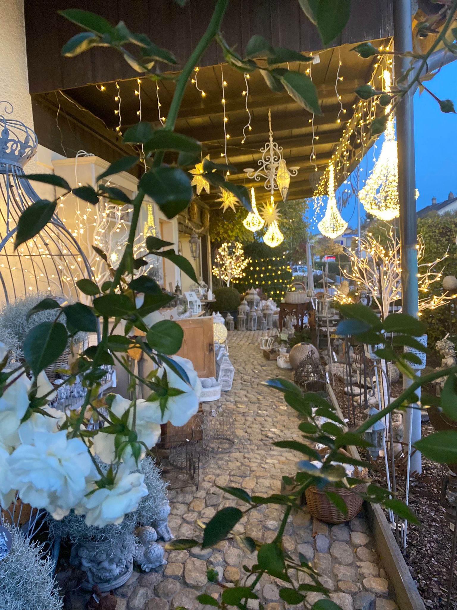 LED Outdoor-Kristallkronleuchter, L