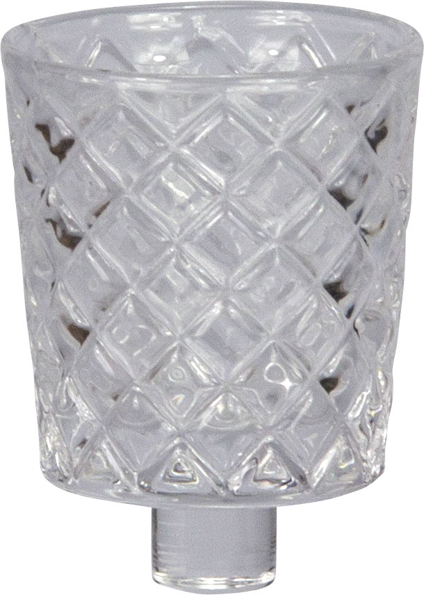 CRYSTAL Teelicht-Aufsatzglas Klein