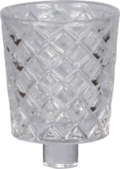 CRYSTAL Teelicht-Aufsatzglas Klein